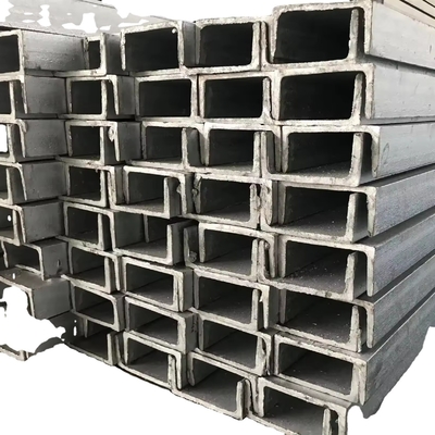 Warmgewalste U-balkstaalprofielen Q235/Q345/SS400/ST37-2/ST52/Q420/Q460/S235JR/S275JR/S355JR voor structurele steun