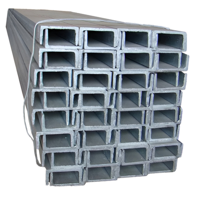 Niet-gelegeerd U-vormig staal voor bouw en mechanische koolstofstructuren zonder perforatie JIS G3101 SS400 SS540