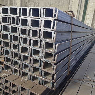 Niet-gelegeerd U-vormig staal voor bouw en mechanische koolstofstructuren zonder perforatie JIS G3101 SS400 SS540