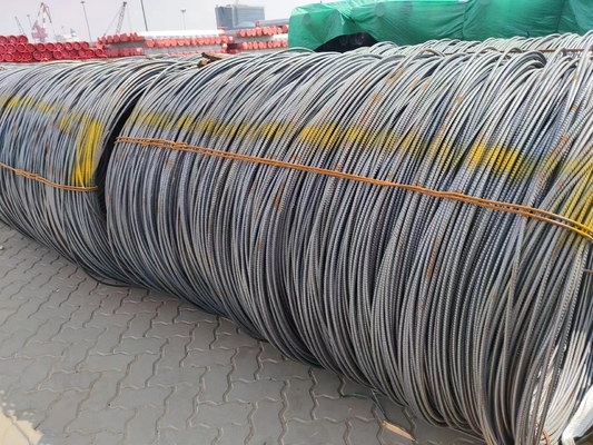 Carbon Structural Steel HRB 400/500 BS460/ASTM A615 Vervormd staalstaafversterking 12 mm 16 mm Warmgewalst voor de bouw