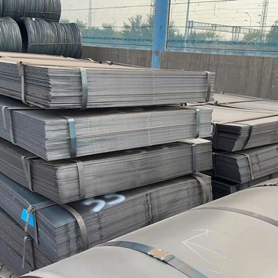 Niet-gelegeerd AISI ASTM BS DIN GB JIS 2,0-8 mm dik gekabeld koolstofstaalplaat voor bouwconstructies