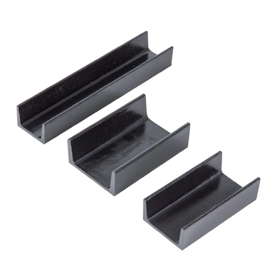 0.8 mm-3.0 mm Dikte Niet-gelegeerd U-kanaal koolstofstaal voor ondersteunend systeem Q235 Q345 SS400 Materiaal