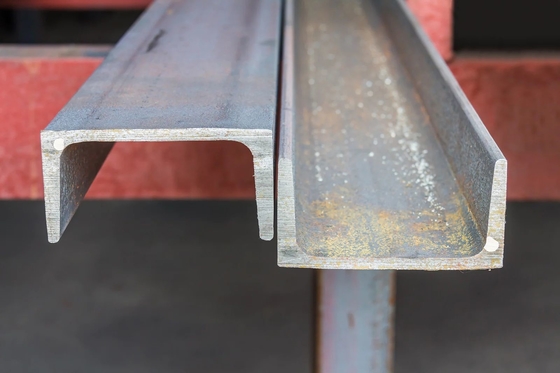 CIF/CFR/FOB/EX-WORK Term U-kanaal koolstofstaal voor ondersteunend systeem ASTM Standard Q235 Q345 SS400 0,8 mm-3,0 mm Dik