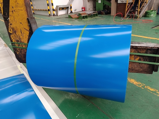 Op maat gemaakte breedte RAL1014 PPGI spoelen Houtgraan Gedrukt PPGI Stalen spoel Zachte hardheid 0,3 * 1000c Prima kleur gecoate strip