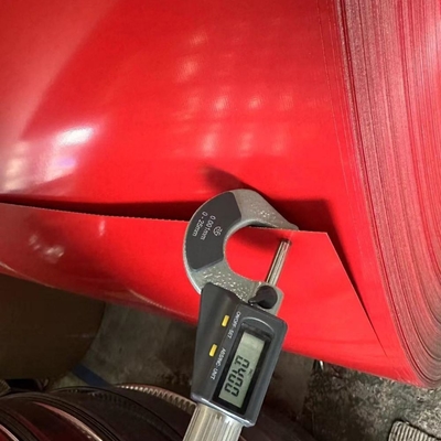 Hoge lof DX53D Kleurbedekte stalen spoel PPGL Kleur voorgeverfde gegalvaniseerde staalplaten Spoel met zinkcoating 20g-275g/m2