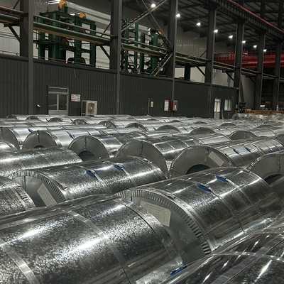 Snijdservice 90 g gegalvaniseerd stalen spoel Q235 1.6 * 1220mm warm gedompeld gegalvaniseerd stalen plaat in spoelen AZ150 G550