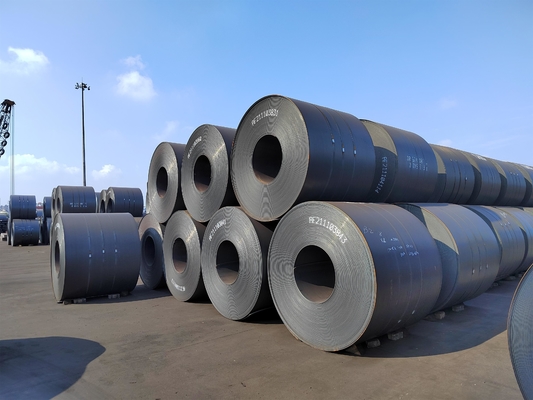 Q235/Q235B/Q345/Q345B/Q195/St37/St42/St37-2/St35.4/St52.4/St35 IJzeren zwarte plaat warmgewalste MS-spoelen voor bouwmaterialen