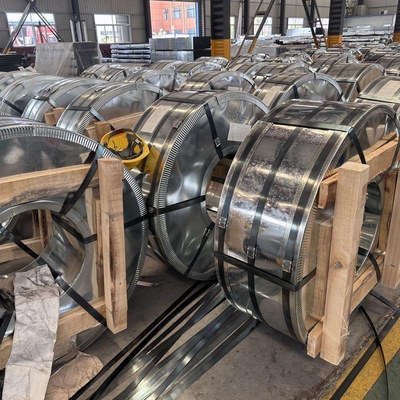 Techniek op basis van koudgewalst nulspangel 0,2 mm SGCC/SGCD gegalvaniseerde stalen spoelen Zinkcoating 10g-275g/m2 DX51D Z