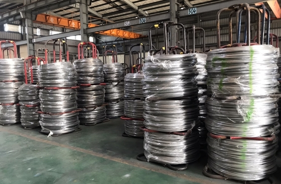JIS Hoge sterkte 430-klasse roestvrijstalen draad 0,8 mm PVC-gecoat roestvrijstalen draad touw