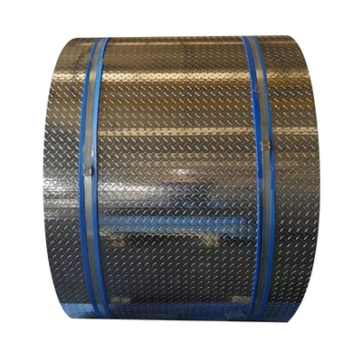 Gemaakt in China 3003 Aluminium legering Vijf staven Gekaard Plaat T3 T4 T5 Aluminium Checker Coil Voor Liften vloer