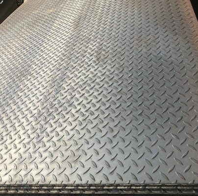 Goede prijs SS400 Q235 Q345 Carbon Steel Tear Drop Pattern Checkered Plate Gegalvaniseerd Checkered Plate/Bladen checkered platen
