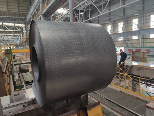 Warm gewalst prijs ASTM A36 Warm gewalst S235jr A283 A387 Ms Mild 3mm 7mm 9mm Gekauwd Patroon Stalen Plaat Coil Sheet