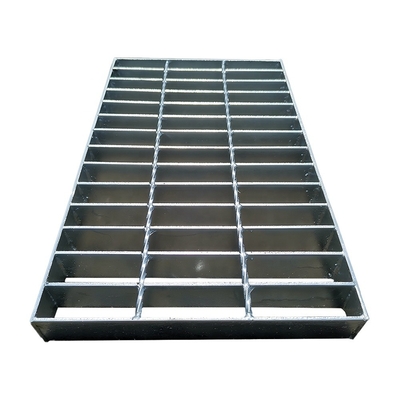 Gebruikte gegalvaniseerde composietbouwbouwbouwmaterialen 32 x 5 mm Checker Plate Verdikte stalen dek roostergewicht