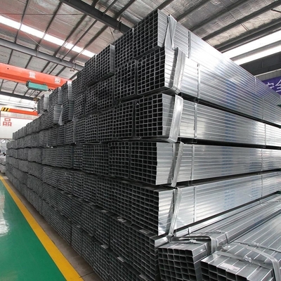 S235jr Ss400 A500 Carbon Steel Gelast Vierkante Buis En Buizen Vierkante Stalen Holle Sectie Vierkante Zwarte Stalen Buis