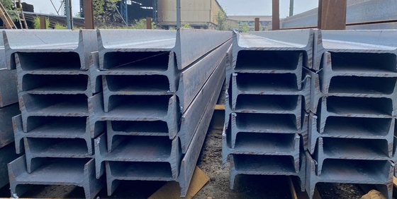 Bouwmateriaal Huis Structurele koolstofstaalbalk Warmgewalst 10 X 10 6m zacht staal H I sectiebalk