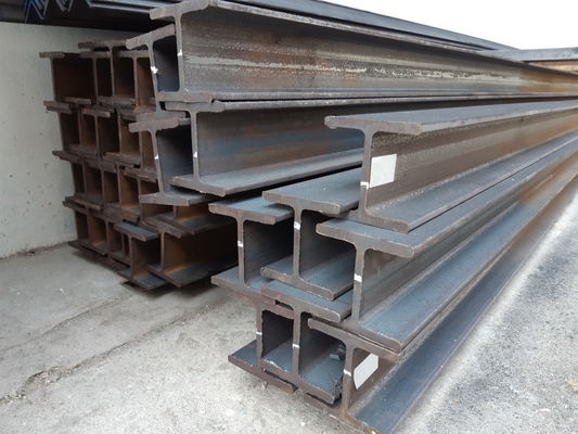Bouwmateriaal Huis Structurele koolstofstaalbalk Warmgewalst 10 X 10 6m zacht staal H I sectiebalk