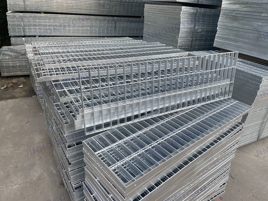 Aanpasbare stalen rooster Hot sale Metal Building Materials Hot Dip Galvanized Steel Grating voor loopbrug en platform rooster