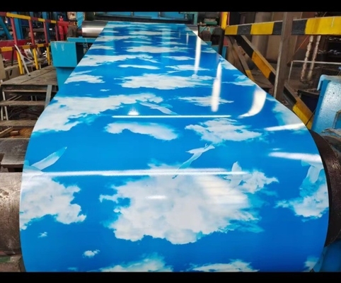 Warme verkoop PPGI gegalvaniseerd staal spoel 1250 voorgeverfde gegalvaniseerde kleurstaal spoelen met snijden lassen buigen Custom Service