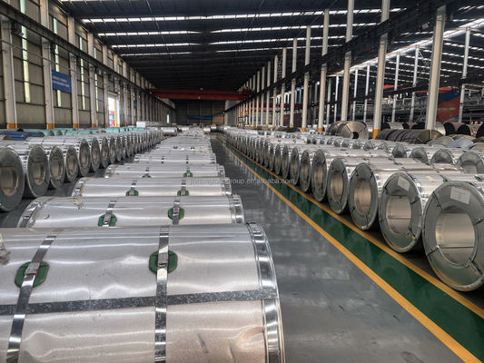 Fabrieksdirecte verkoop DX51D gegalvaniseerde stalen spoel 26 Gauge Galvalume Stalen spoel G550 S350gd Warm gedompeld voorgeverfd aluminium stalen spoel