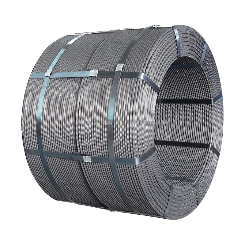 Lasdiensten 3 mm Diameter Hot-Dip Steel Core Strand Gegalvaniseerde staaldraad touwstreng met AiSi-standaard en projecten