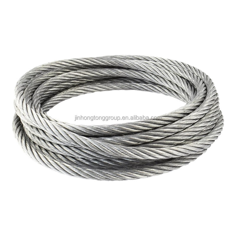 Niet-legering 1x7 Diameter ASTM A 475 High Tensile gegalvaniseerd 7 draad 0,33 mm staalstreng gegalvaniseerd staaldraad touw
