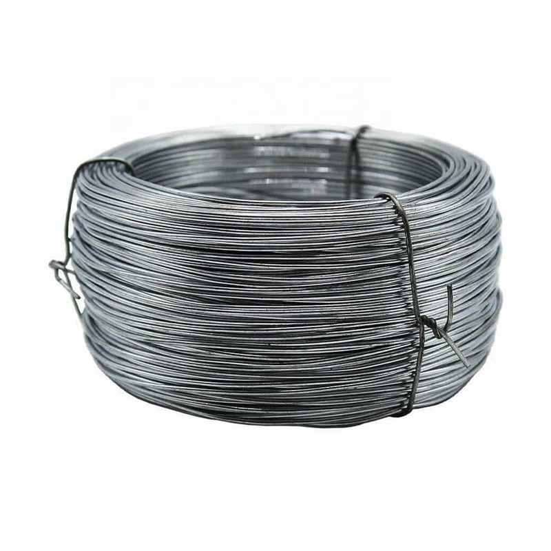 Gegalvaniseerd zink Bwg 16 20 Zwaar ijzer metaal Gi staal rebar binddraad Nylon coated binddraad voor bouwmaterialen