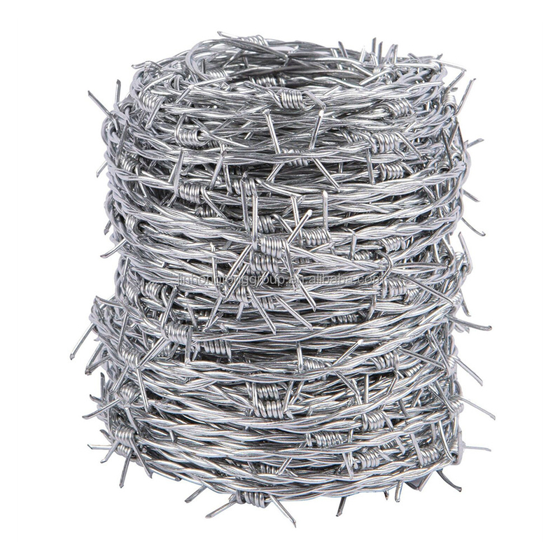 ASTM 6 8 9 10 12 14 18 20 prikkeldraad enkel gegalvaniseerd hek rollen prikkeldraad lengte klant vereiste monster beschikbaar