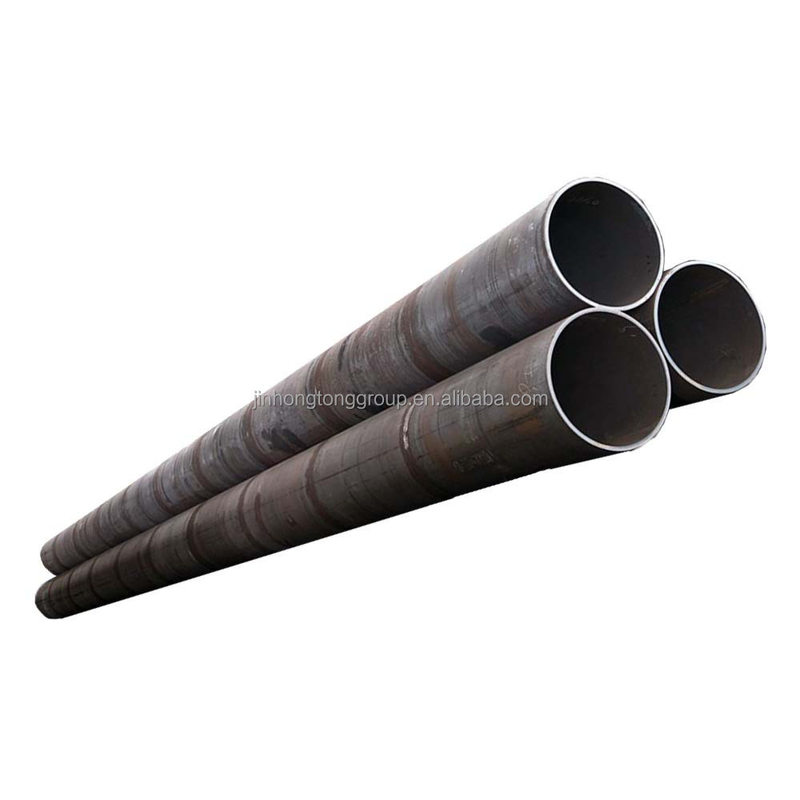 5-30 mm wanddikte buis Ronde ERW Zwarte koolstofstaal holle sectie voor zware machines