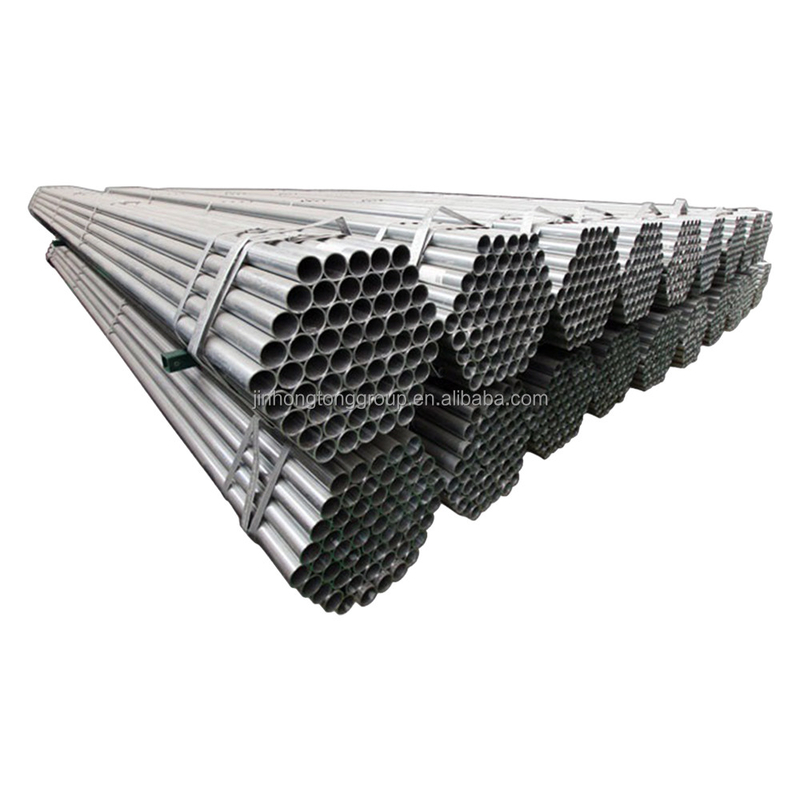 Q235b Warm gedompelde gegalvaniseerde ronde gelaste stalen buizen 18 gauge gegalvaniseerde stalen buizen voor omgevingen met hoge temperatuur