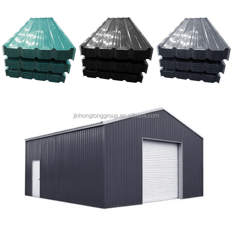 Bouwbouwmateriaal Volhard DX51D DX52D SGCC Standaard koolstofstaal 20g-275g/m2 Zink PPGI dakplaten