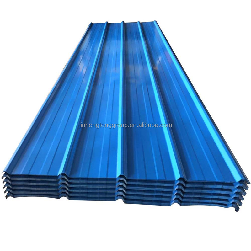 Langdurige prestaties dakbouwmaterialen DX51D DX52D SGCC gegalvaniseerd gegolfd metalen dakplaat
