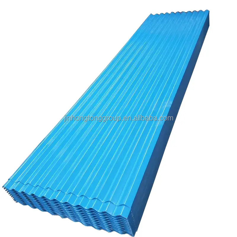 Bouwmateriaal SGCC/SGCD/SGCE/DX51D/DX52D/S250GD/S280GD ASTM A792 Kleurbedekte galvalume gegolfde metalen dakplaat