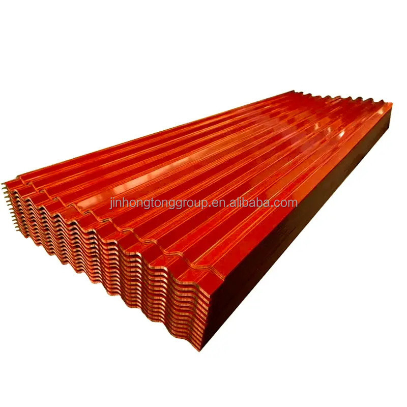 1 mm dik anti-corrosie plain/color coated aluminium dak gegolfde gegalvaniseerde dakplaat voor bouwmateriaal Duurzaam