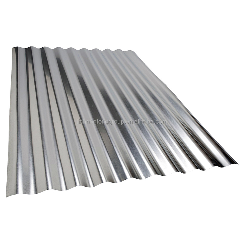 SGCC SPCC SECC DX51D Klasse 4x8 gegalvaniseerd gegolfd plaat Metalen zink dakplaat met nul spangle type