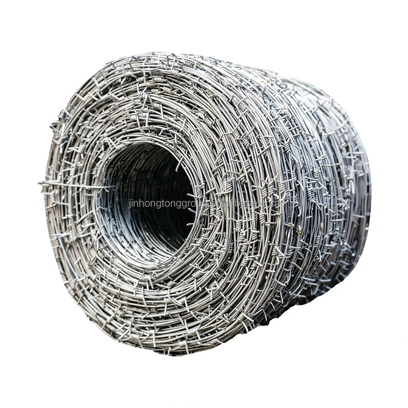 Hot Dip Galvanized Barb Wire Rolls 50kg prikkeldraad voor scheermes Type Single Razor en BSCI Certificate