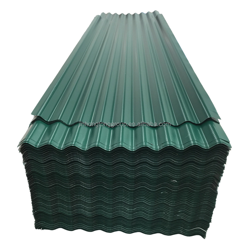 Gegalvaniseerde gegolfde stalen plaat SPCC DC01 DX51D 0,5 mm 2ft X 8ft Certificaat SNI Breedte 600-1500 mm Gegalvaniseerde zink dakplaat