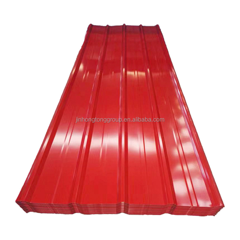 Voorgeverfde PPGI gegolfde zink dakplaat Kleur bekleed gegalvaniseerd stalen spoel voor container P Lengte 3601-3660mm