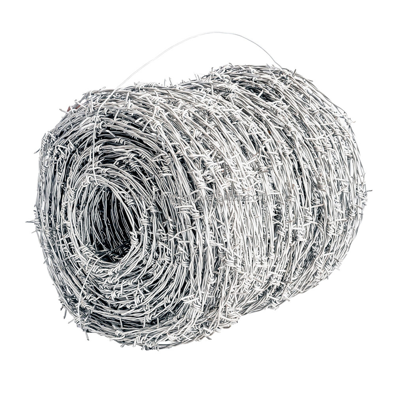 1.4mm-2.6mm Draadbreedte gegalvaniseerde prikkeldraadstof voor op maat gemaakte eisen