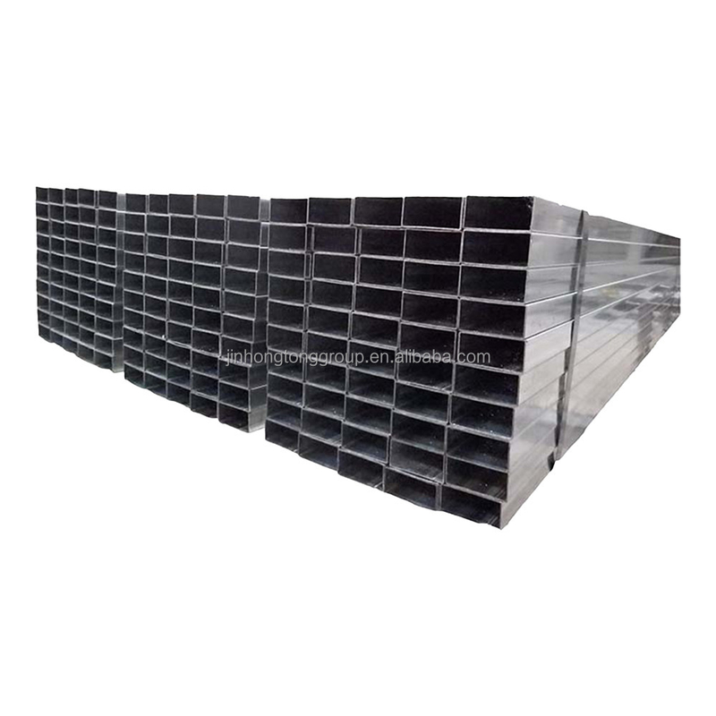 ASTM DN60 80 Sch.20 40 gegalvaniseerde buis vierkant rechthoekig gegalvaniseerde vierkant buis doorsnede gegalvaniseerde gelaste stalen buis spot stock