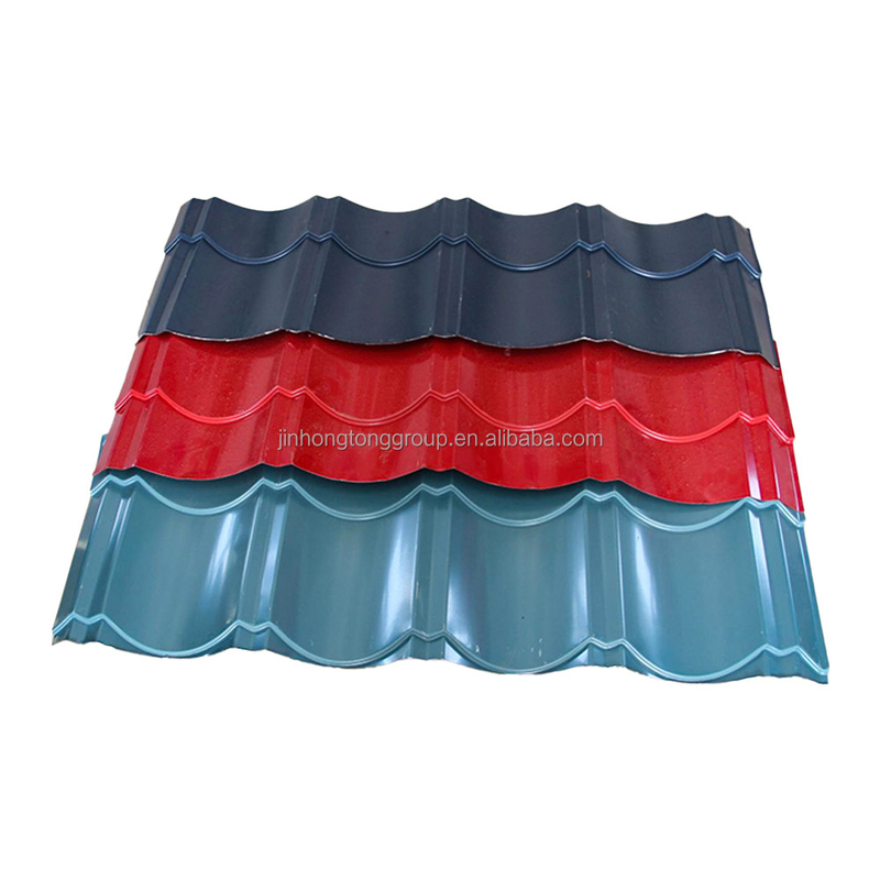 Dikte 0,2 4 mm Kleurbedekte 4ft x 8ft gegolfde gegalvaniseerde stalen plaat voor daken SGCC/CGCC/DX51D Z/Q195-Q345