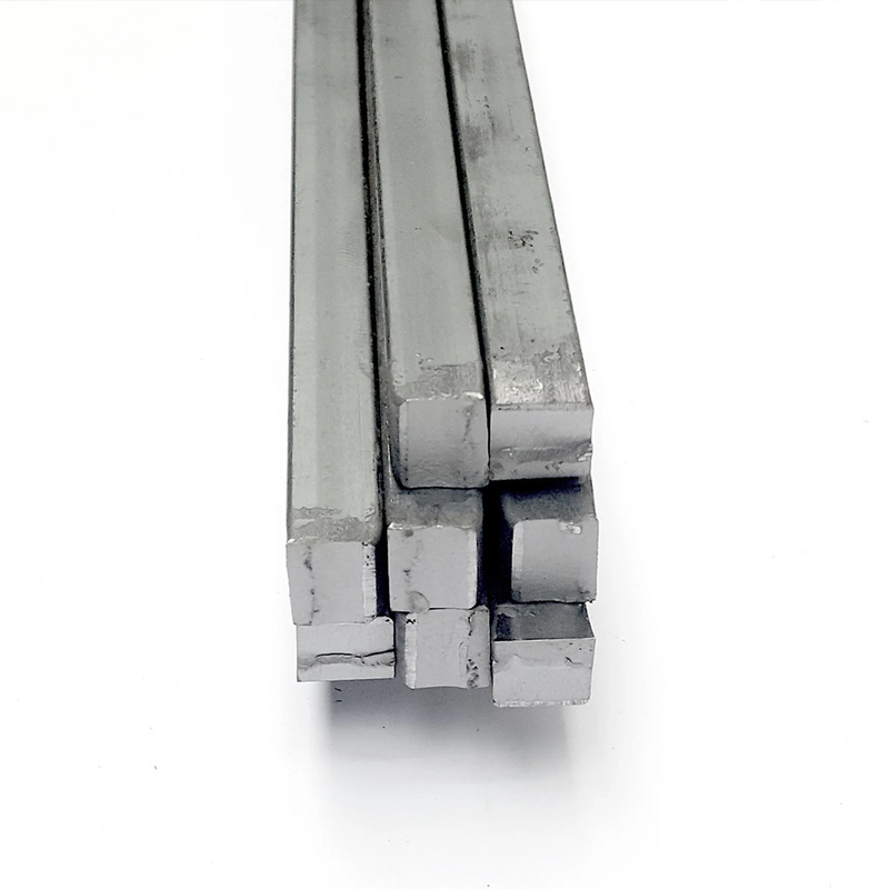 Lange maat Hoogsterkte Gekleurde vierkantbalk AISI 1008 1010 1020 Twisted Square Bar Vierkantbalk Staal 10mm