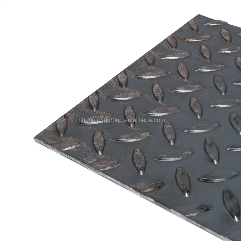347 ASTM-standaard S235 Gekauwde plaatgewichtscalculator 4,5 mm Anti-slip MS Mild Steel Gekauwde vloerplaat