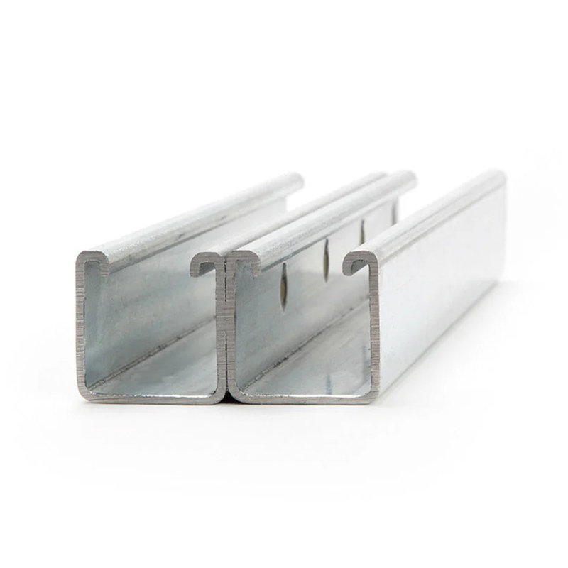 6m-12m lengte High Strength Stainless Steel Mirror Channel met geperforeerd ontwerp en BA 2B 2D 2E oppervlakte afwerking