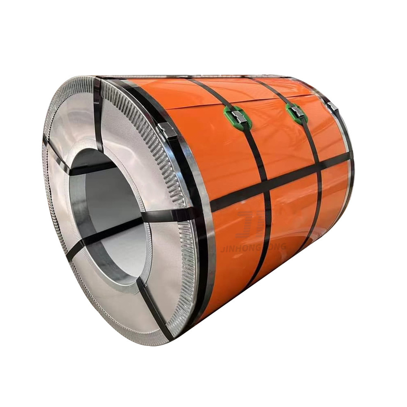 Snijdienst PPGI spoel 0,31*1200 RAL 2004 Z100 Gecoate gegolfde zinkstaal spoel PPGI Dikte 0,28 mm Askleur