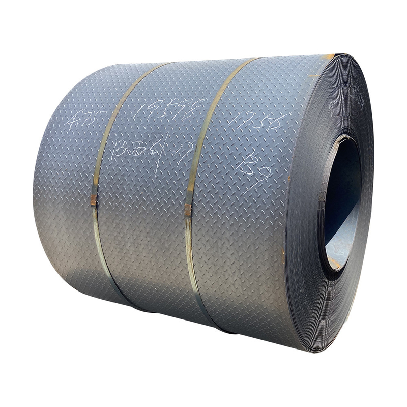Warm gewalst prijs ASTM A36 Warm gewalst S235jr A283 A387 Ms Mild 3mm 7mm 9mm Gekauwd Patroon Stalen Plaat Coil Sheet
