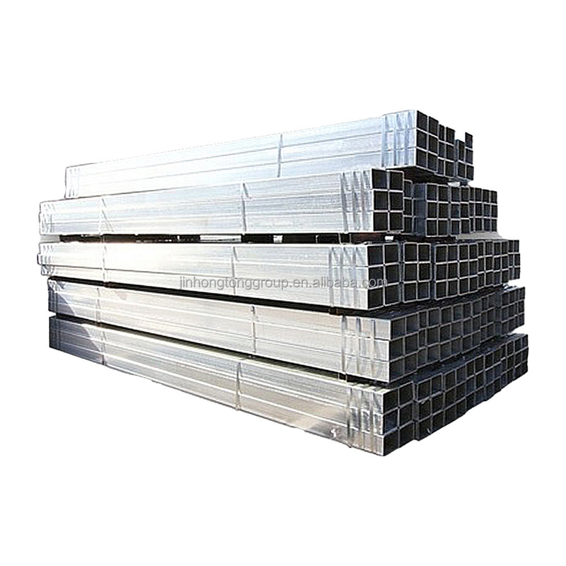 Astm Standard St37 holle vierkant buis 2,5 inch gegalvaniseerd stalen buizen Hot dip gegalvaniseerd vierkant buis met lassen en naadloos