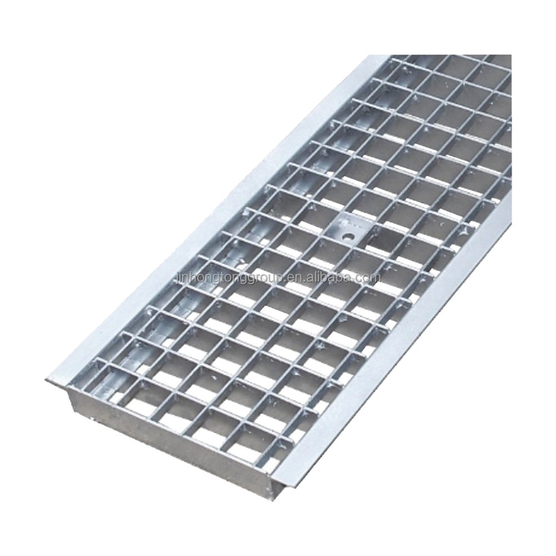 Fabrieksvoorziening gegalvaniseerde drainage staalgratten warm gedompeld gegalvaniseerd rooster staalgratten voor bouwmaterialen