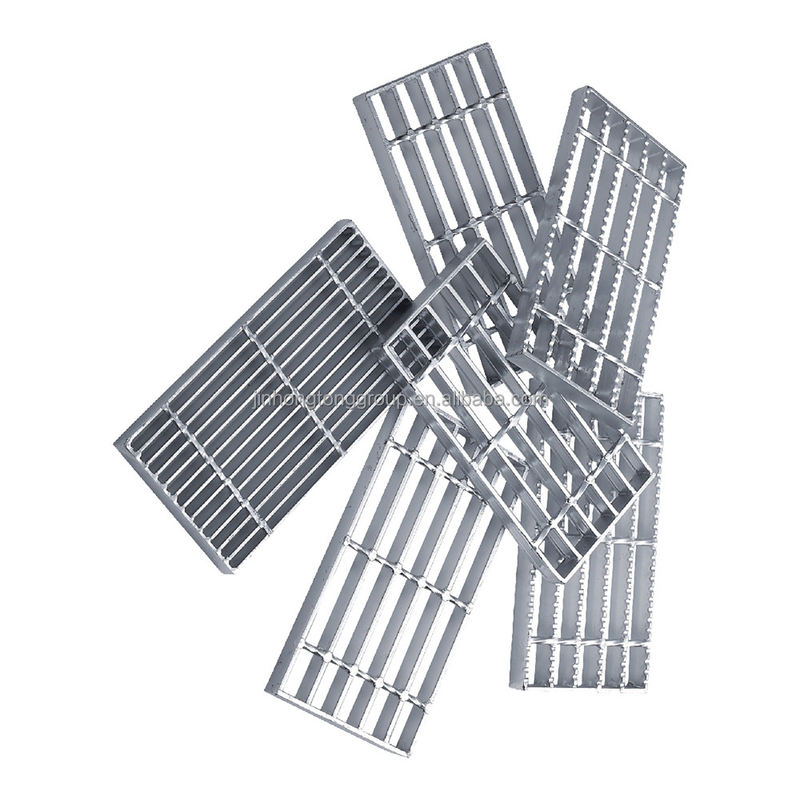 Industriële warm gedompelde gegalvaniseerde stalen roosterplaat Platform Metalen stalen rooster Buiten metalen afvoer dekking rooster