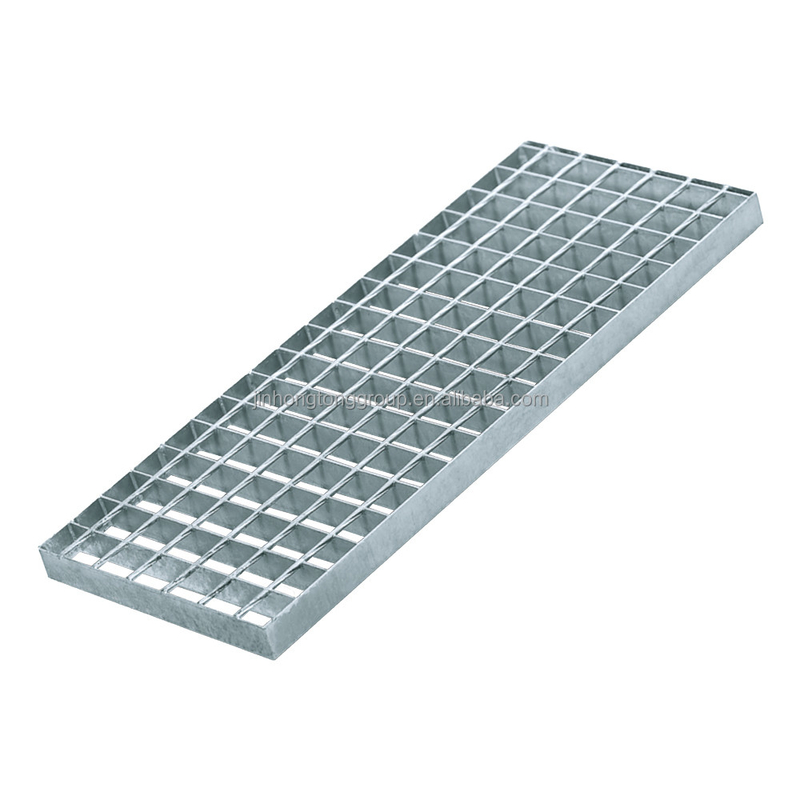 Aanpasbare stalen rooster Hot sale Metal Building Materials Hot Dip Galvanized Steel Grating voor loopbrug en platform rooster